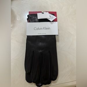 Calvin Klein Leather Gloves